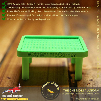 Exclusive Moss Raised Moss Platform - FREE Moss Pad